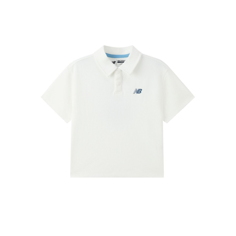 New Balance New Balance Polo Shirt NB White Kids'