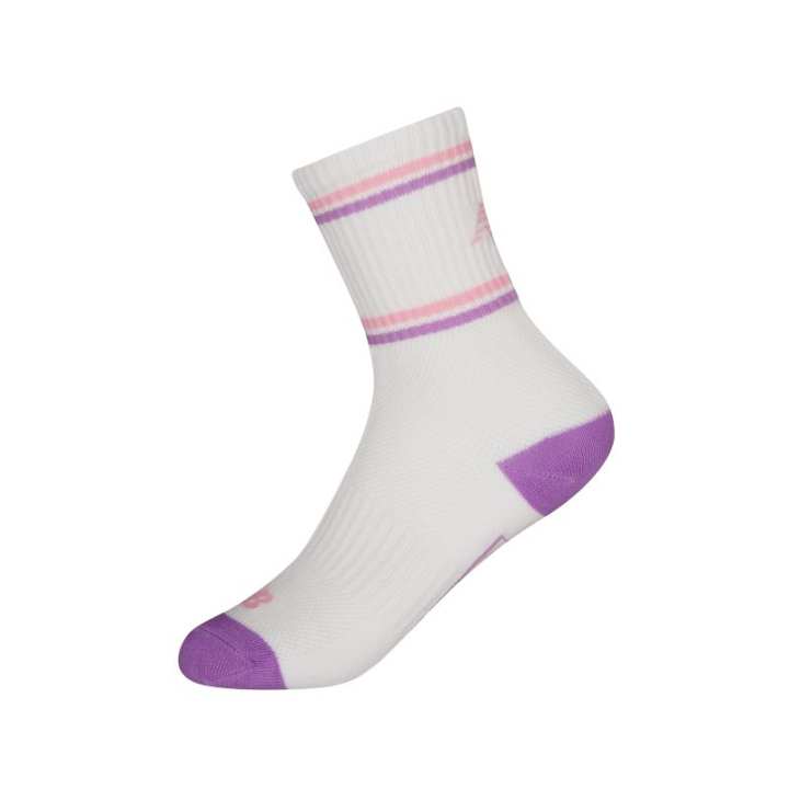 New Balance New Balance NB Socks 1 Pack 1 Pack White Pink Kids'