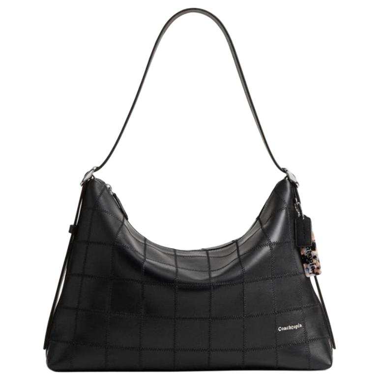Coachtopia Coachtopia Leather Shoulder Bag Large Women's Black