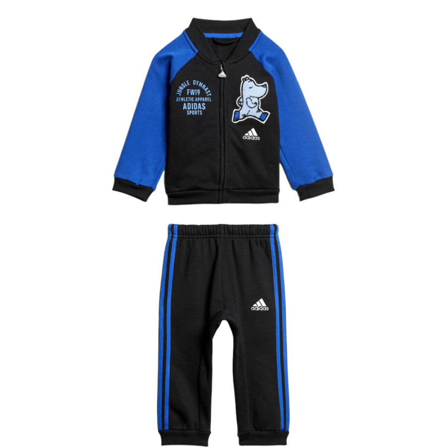 Adidas Adidas Casual Sportswear Black/Blue Infant And Toddler
