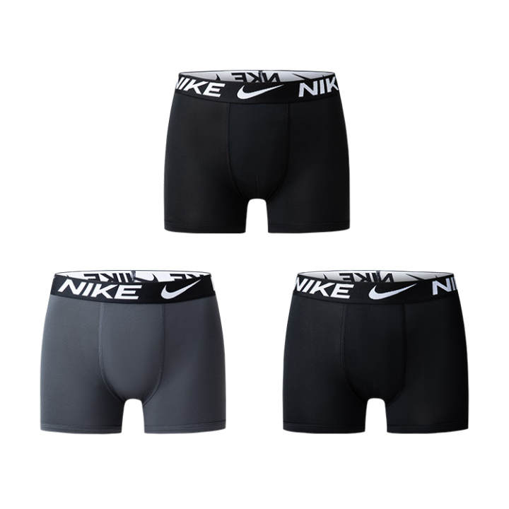 Nike Nike Underpants 3 Pack Black/Magnetic Gray Teenagers