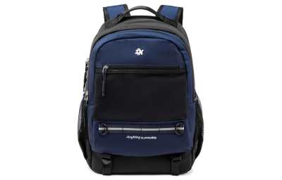 Li-Ning YOUNG Li Ning YOUNG Polyester Kids' Backpack Bag Kids' Dark Simple Blue