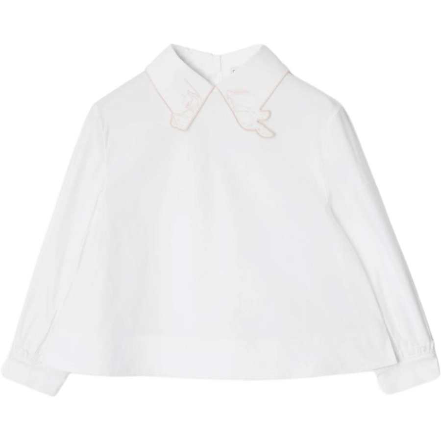 Burberry Kids Shirts Lapel Moderate