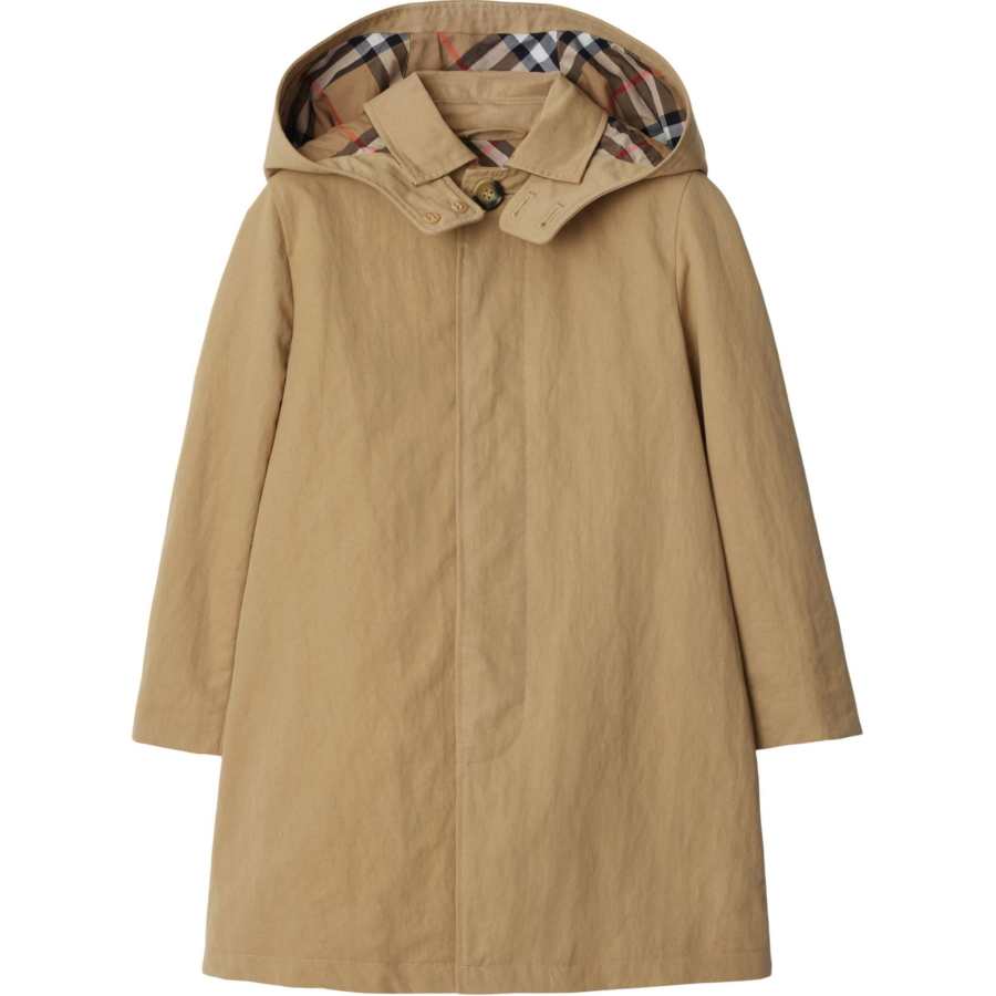 Burberry Coat FW24 Standard Sandy Beige Kids'