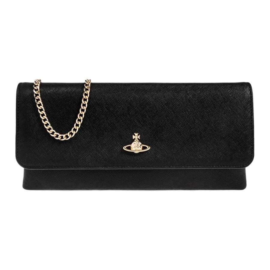 Vivienne Westwood Calfskin Clutch Women's Black