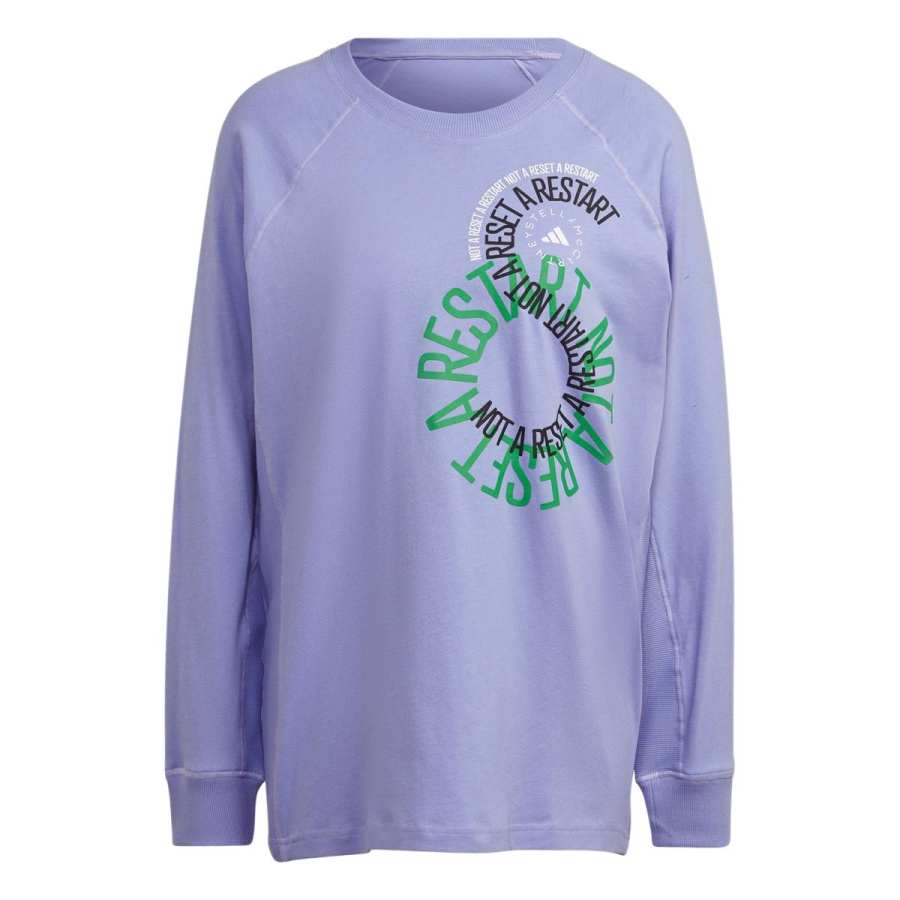Adidas Adidas x Stella McCartney T Shirt Unisex Glossy Finish Purple
