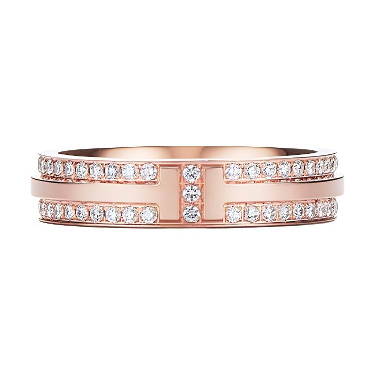 TIFFANY & CO. 18K Rose Gold Rings Unisex