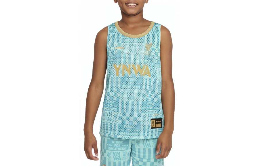 Nike Nike LeBron X Liverpool F.C. Culture Of Basketball Tank Top Green Kids'