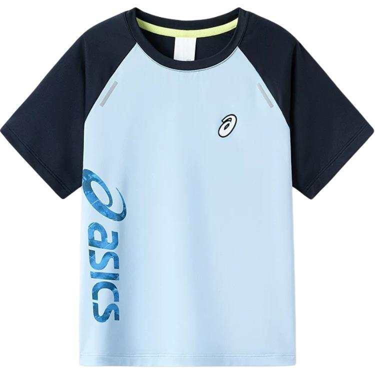 ASICS Sports Performance T Shirt Light Blue Children Aged 3 7 Years Old