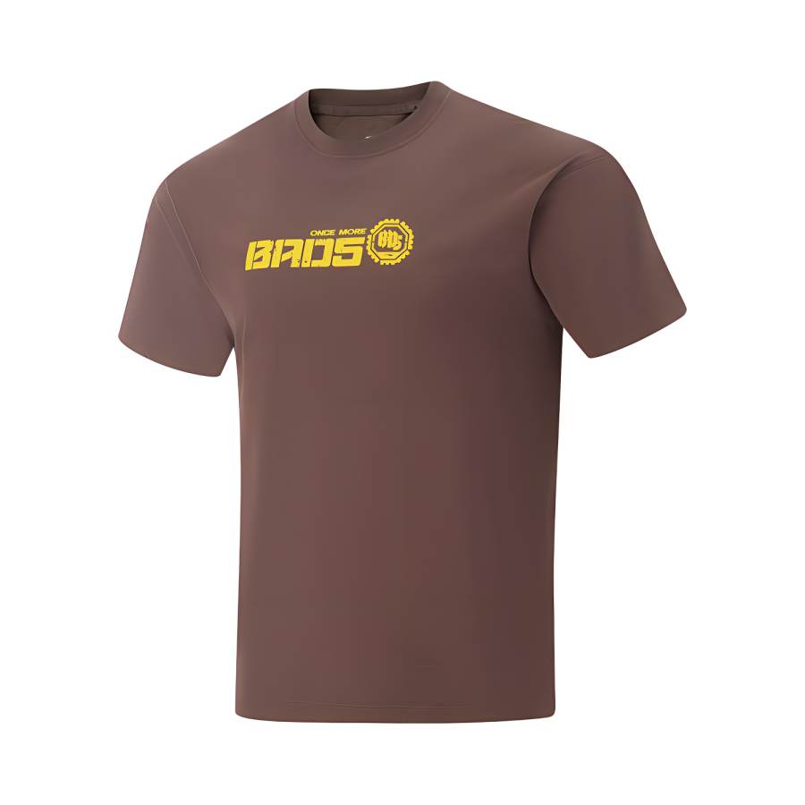 Li-Ning Li Ning Basketball Collection T Shirt Men's Hazelnut Chocolate Brown