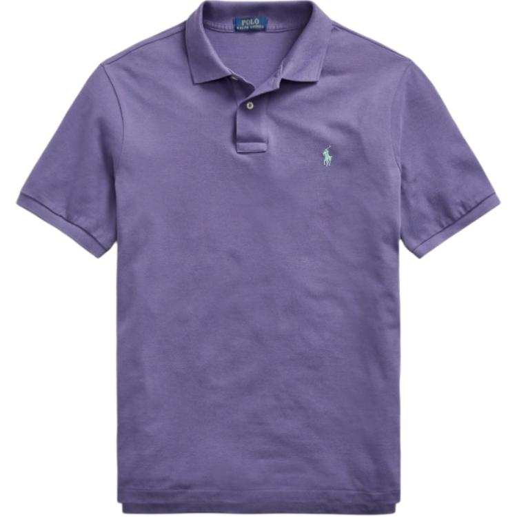 Polo Ralph Lauren Polo Shirt Custom Slim Fit Men's Purple
