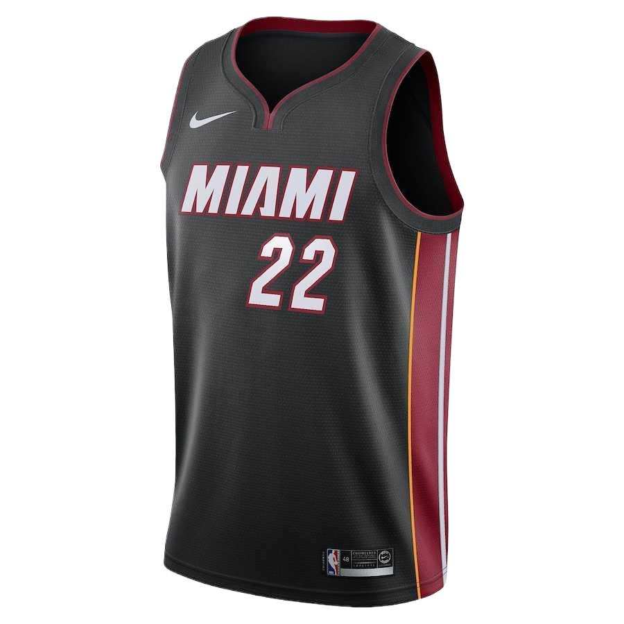 Nike Nike T Shirt Miami Heat Nike Icon Swingman Jersey Black/Red Teenagers