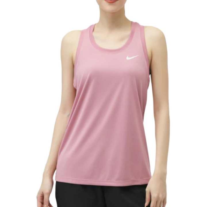 Nike Nike Tank Tops Women's Pink Crew Neck Racerback