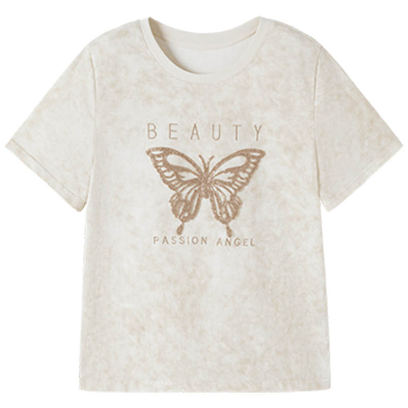 XIANGYING T Shirt Women's Yellow