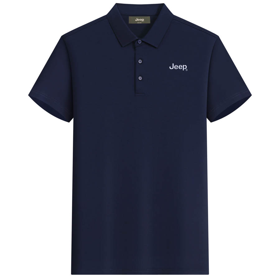 Jeep Polo Shirts Unisex Polo Collar Thin Straight Fit