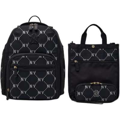 MLB KIDS Polyester Combo Set Backpack Unisex Black
