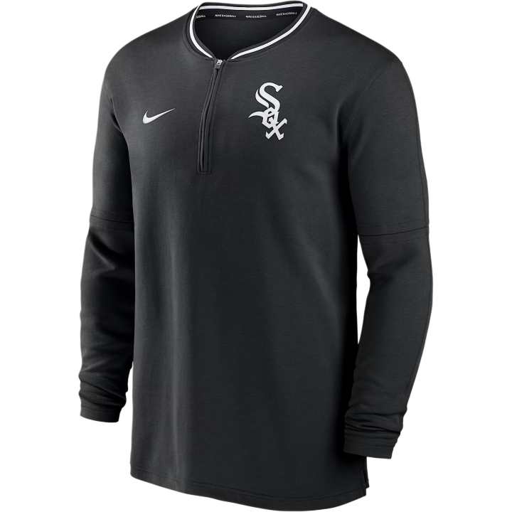 Nike Nike Chicago White Sox Authentic Collection Men's Nike Dri FIT Mlb 1/2 Zip Long Sleeve Top