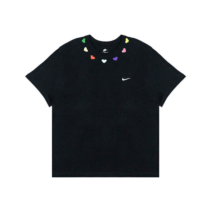 Nike Nike T Shirts Unisex Black Crew Neck Moderate Straight Fit