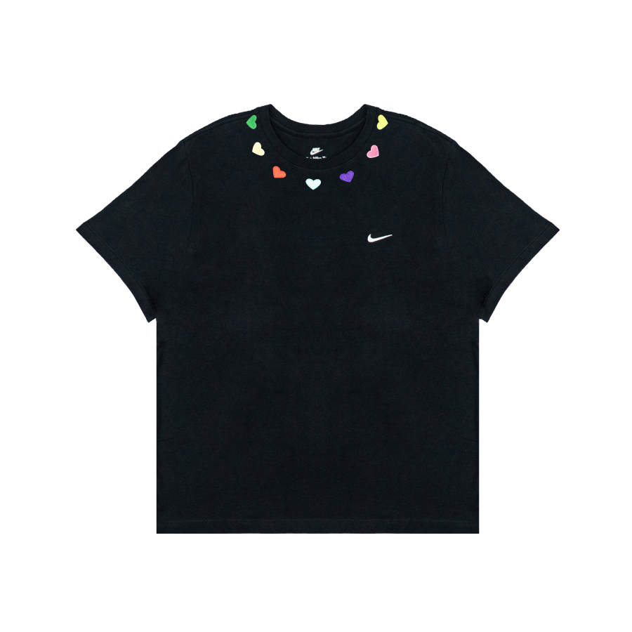 Nike Nike T Shirts Unisex Black Crew Neck Moderate Straight Fit