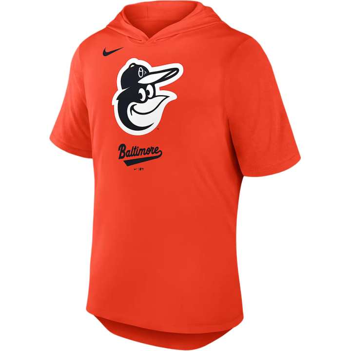 Nike Nike Baltimore Orioles Logo Men's Nike Dri-FIT Mlb Hooded T-Shirt