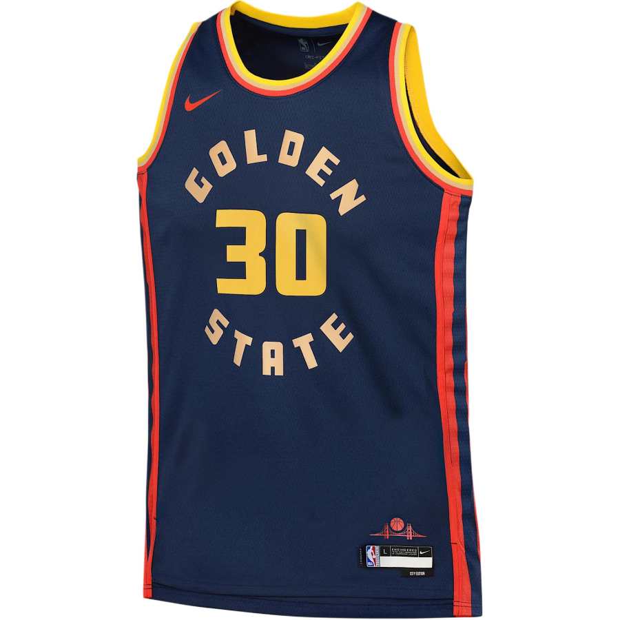 Nike Nike x NBA Tank Top Dri FitGolden State Warriors University Marine Teenagers