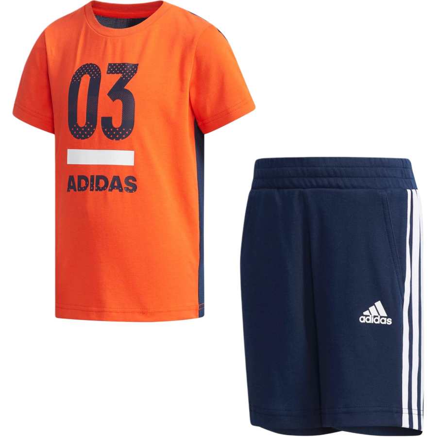 Adidas Adidas Casual Sportswear Bright Orange/College Navy Kids'