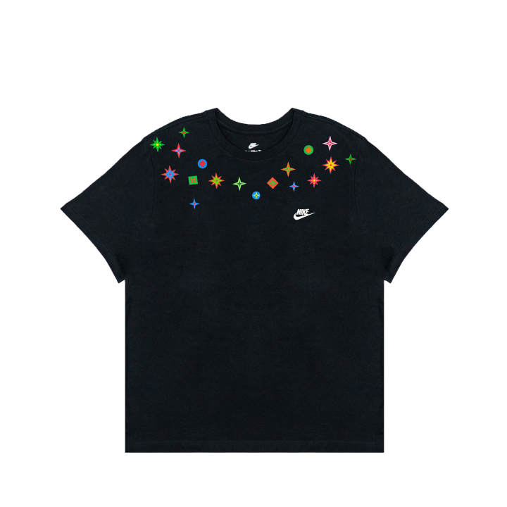 Nike Nike T Shirts Unisex Black Crew Neck Moderate Straight Fit