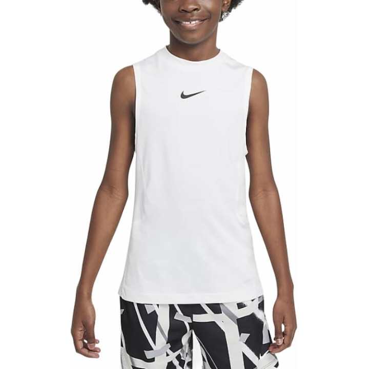 Nike Nike Pro Tank Top White/Black Kids'