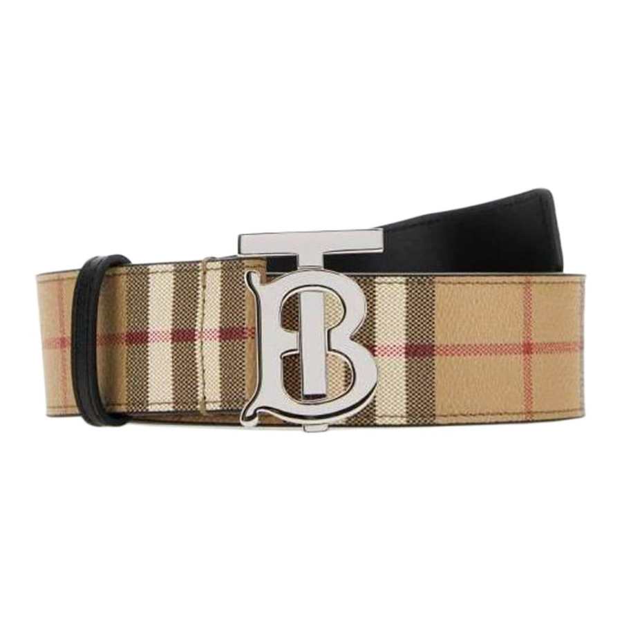 Burberry Burberry Checked Tb Buckle Belt