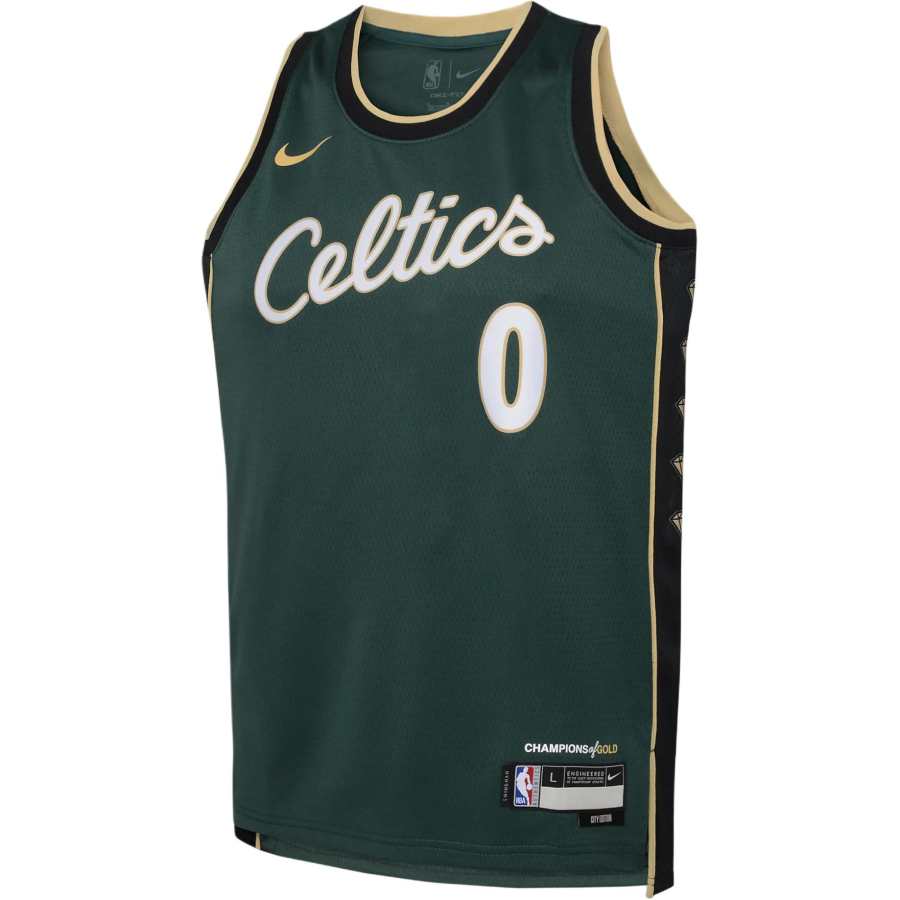Nike Nike Tank Top Jayson Tatum Boston Celtics City Edition Professional Green Teenagers
