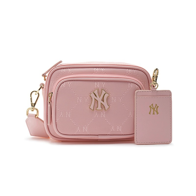 MLB KIDS Artificial Leather Crossbody Bags Regular Kids' Hemp Pink