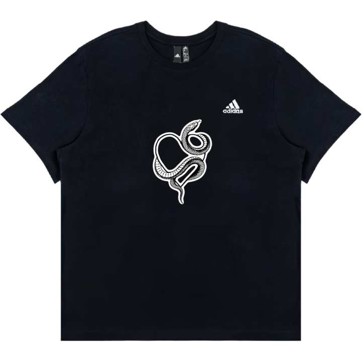 Adidas Adidas T Shirts Unisex Black Crew Neck Moderate Straight Fit