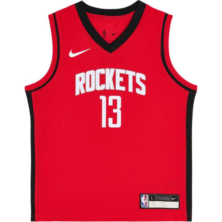 Nike Nike x NBA Tank Top Houston Rockets Harden Rocket Red Children Aged 3 7 Years Old