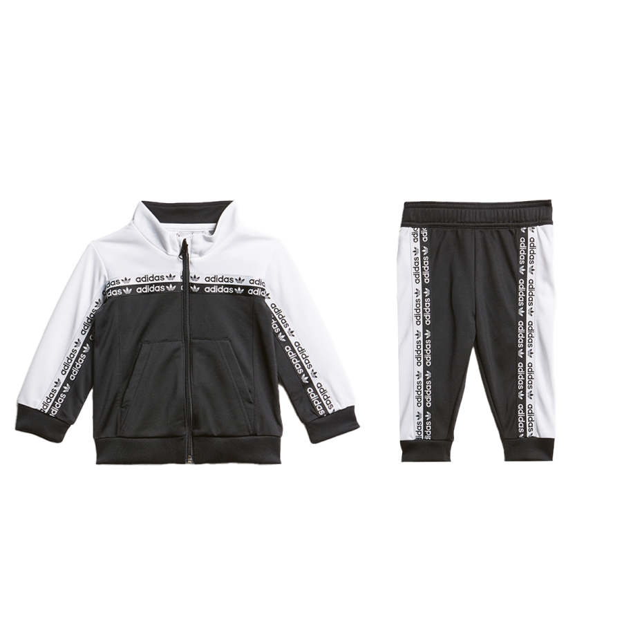 Adidas Originals Casual Sportswear Black/White Infant And Toddler