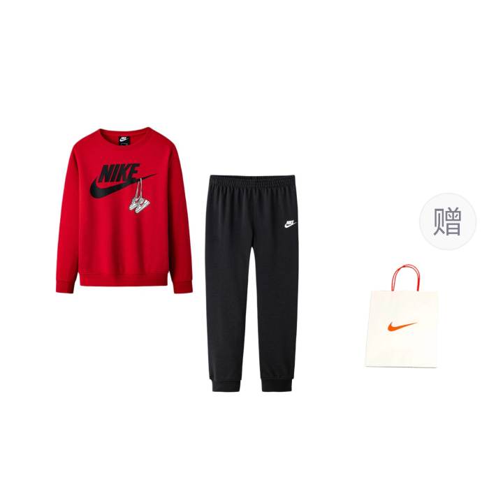 Nike Nike Casual Sportswear Preppy Red Children Aged 3 7 Years Old