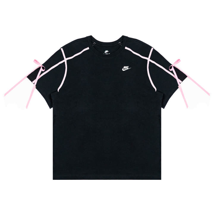 Nike Nike T Shirts Unisex Black Crew Neck Moderate Straight Fit