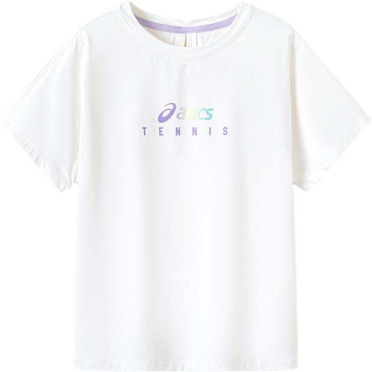 Asics Sports Performance T Shirt SS25 Raw White Children Aged 3 7 Years Old
