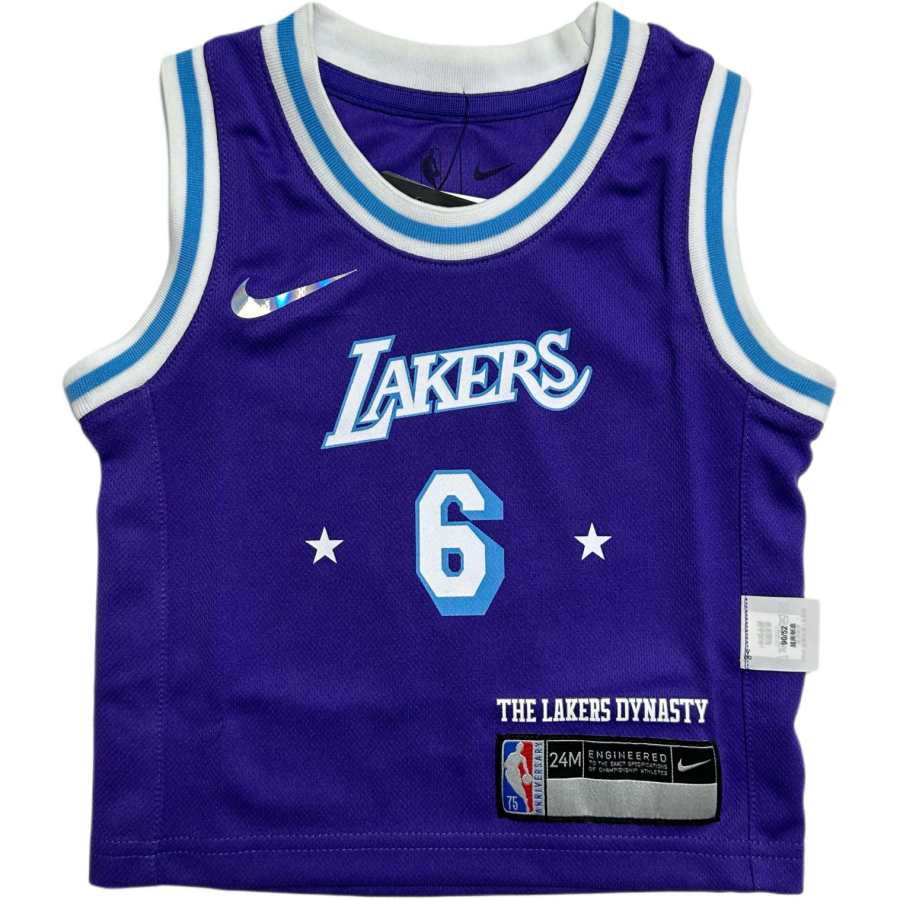 Nike Nike x NBA Tank Top Los Angeles Lakers James Purple Infant And Toddler
