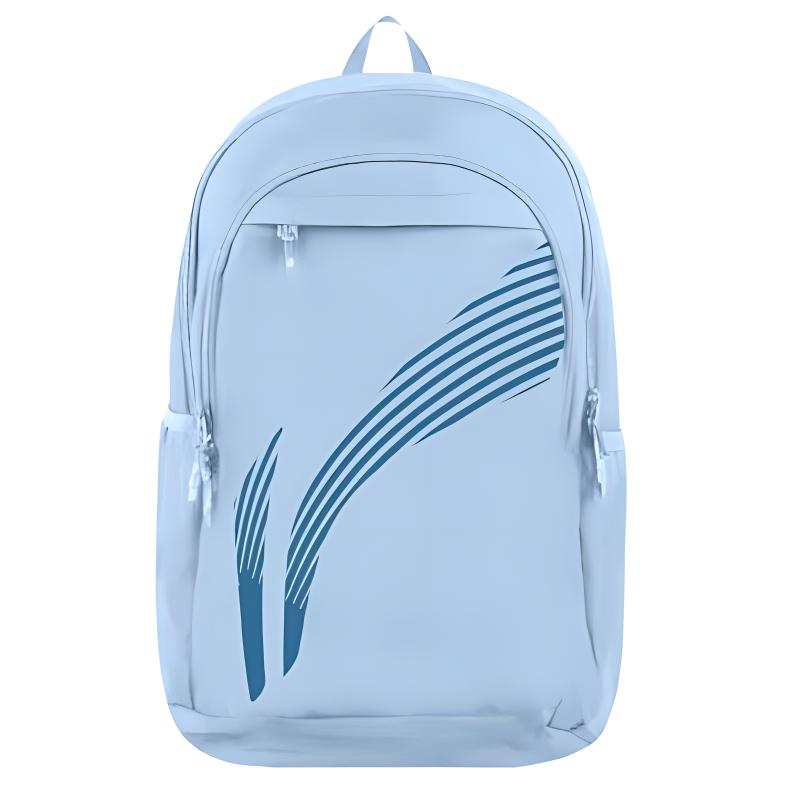 Li-Ning Li Ning Polyester Backpack Medium Unisex Gray Blue
