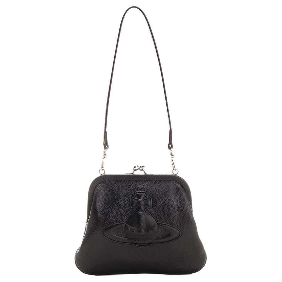 Vivienne Westwood Vivienne's Logo Embossed Clutch Bag