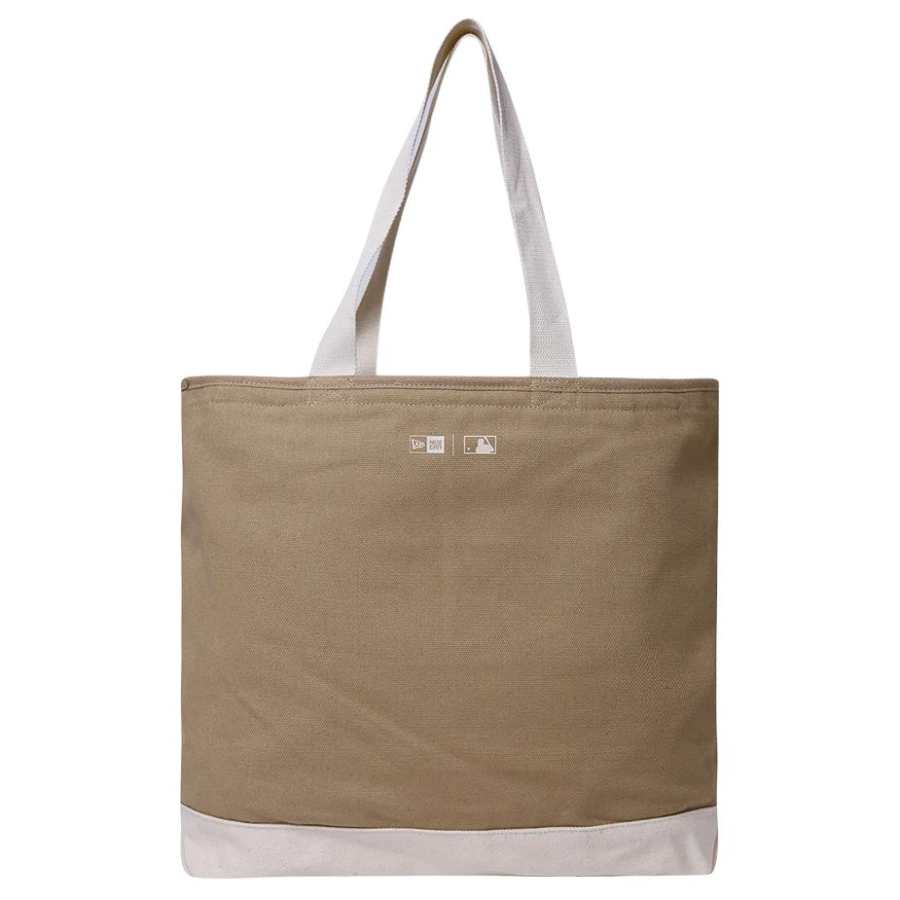New Era Canvas Tote Bag, Shopping Bag, Handbag, Shoulder Bag Unisex Khaki