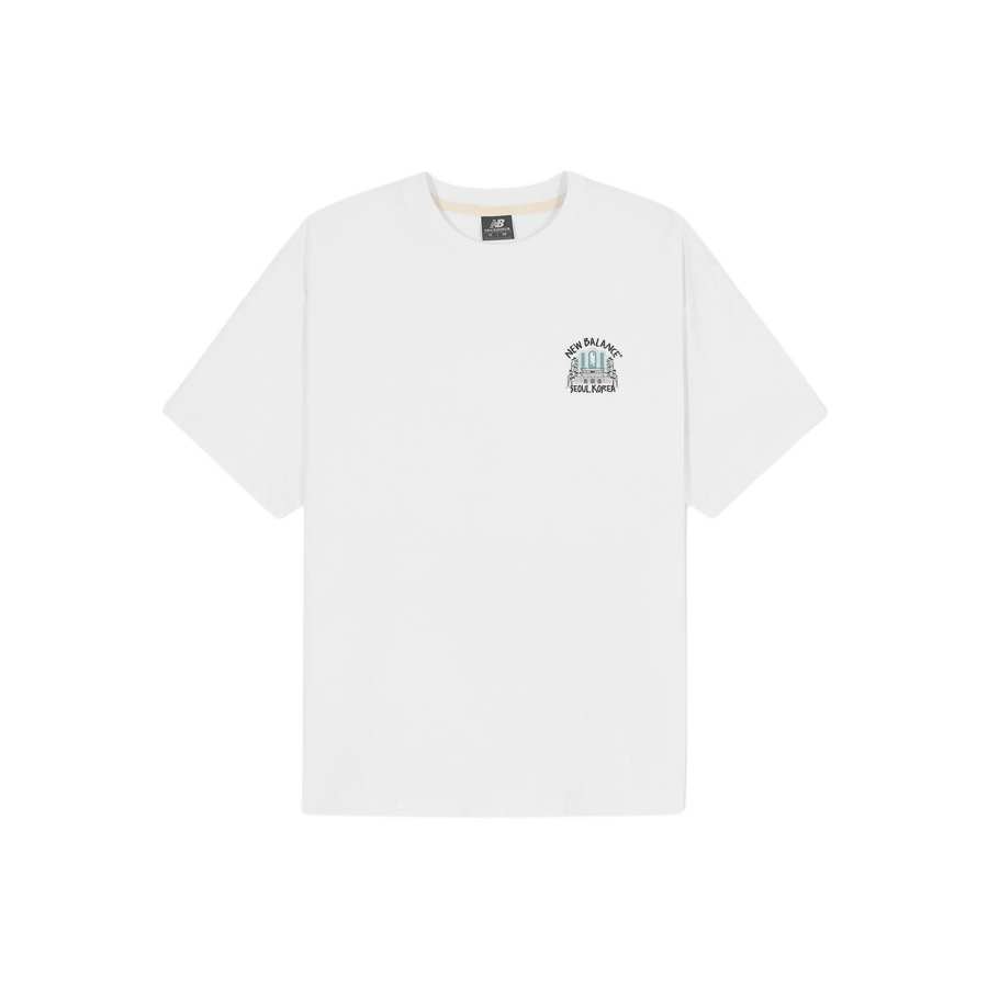 New Balance New Balance SEMI Over FIT T Shirt Men's White