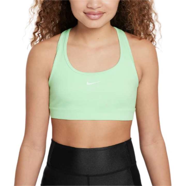 Nike Nike Swoosh Solid Color Thin Bandeaus, Bras & Training Bras Teenagers Mist Green/White
