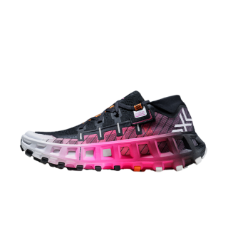 XBIONIC Terraskin Slip Resistant Abrasion Resistant Low top Trail Running Shoes Unisex Black Pink