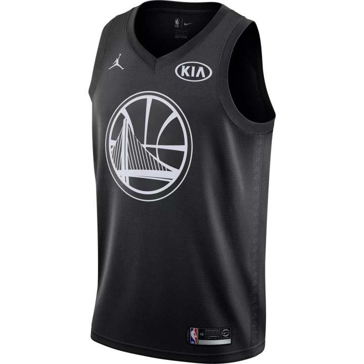 Jordan Jordan x NBA Tank Top Golden State Warriors Swingman Black Teenagers