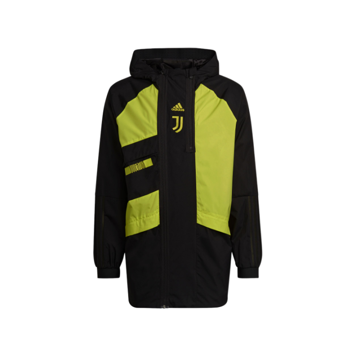Adidas Adidas Juventus Jacket Men's Black/Sour Green Yellow