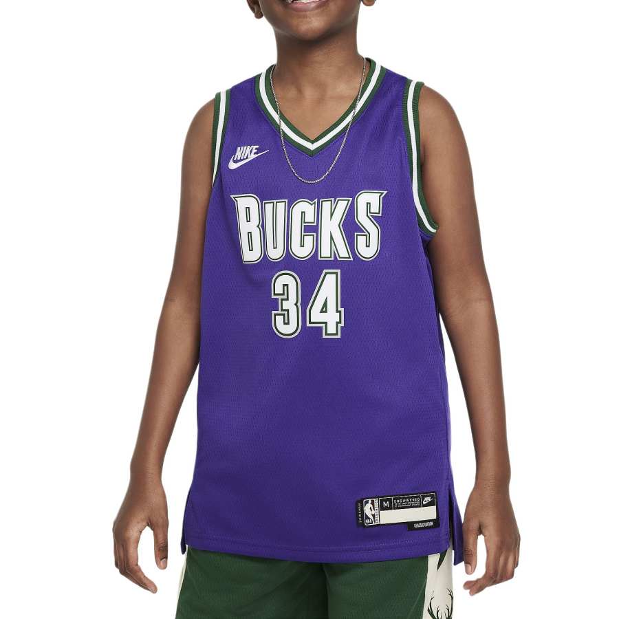 Nike Nike Tank Top Giannis Antetokounmpo Milwaukee Bucks Outdoor Ultraviolet Teenagers