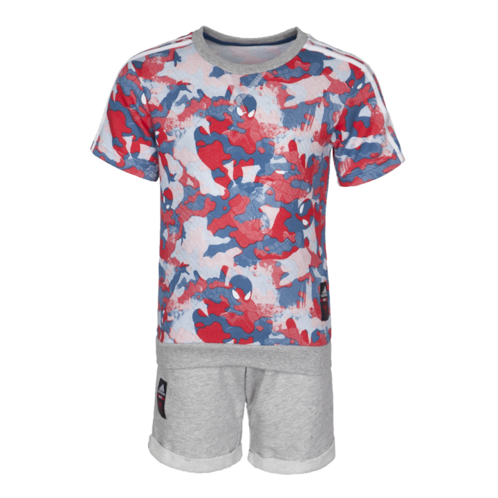 Adidas Adidas x MARVEL/, Casual Sportswear White/Medium Heather Gray Infant And Toddler