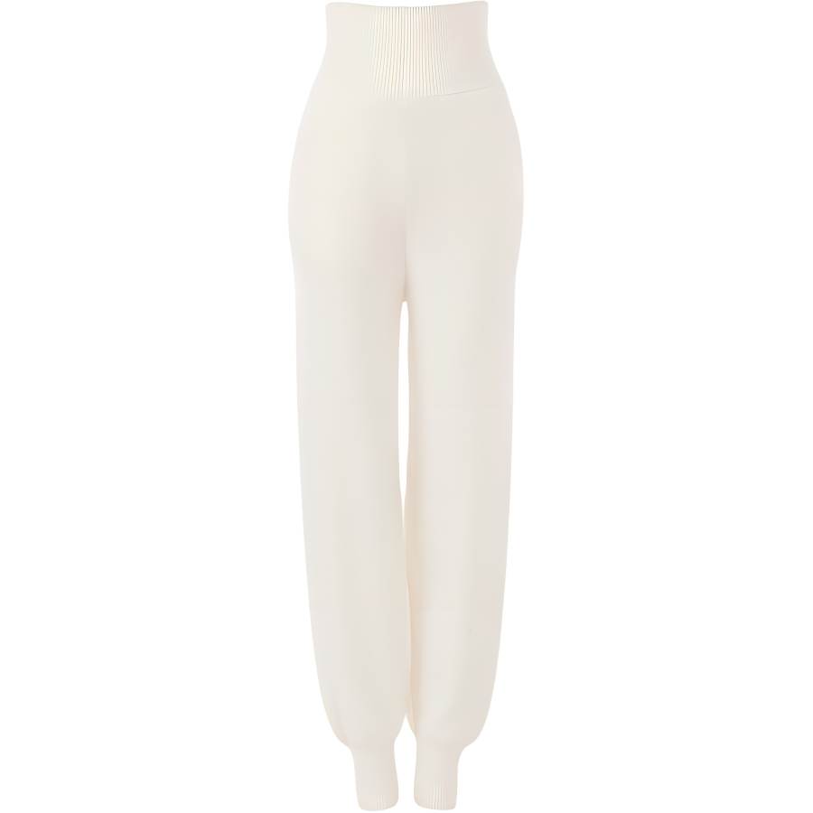 Chloé Chloe Knitted Sweatpants Women's White
