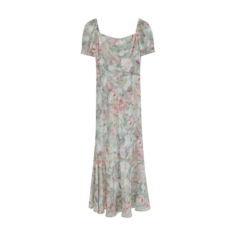 XIANGYING Short Sleeved Dress Women's